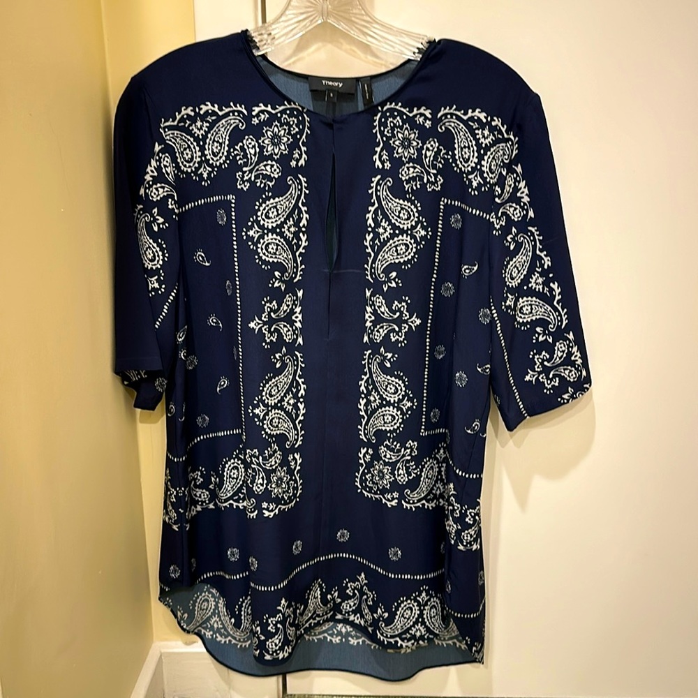 Theory silk tunic